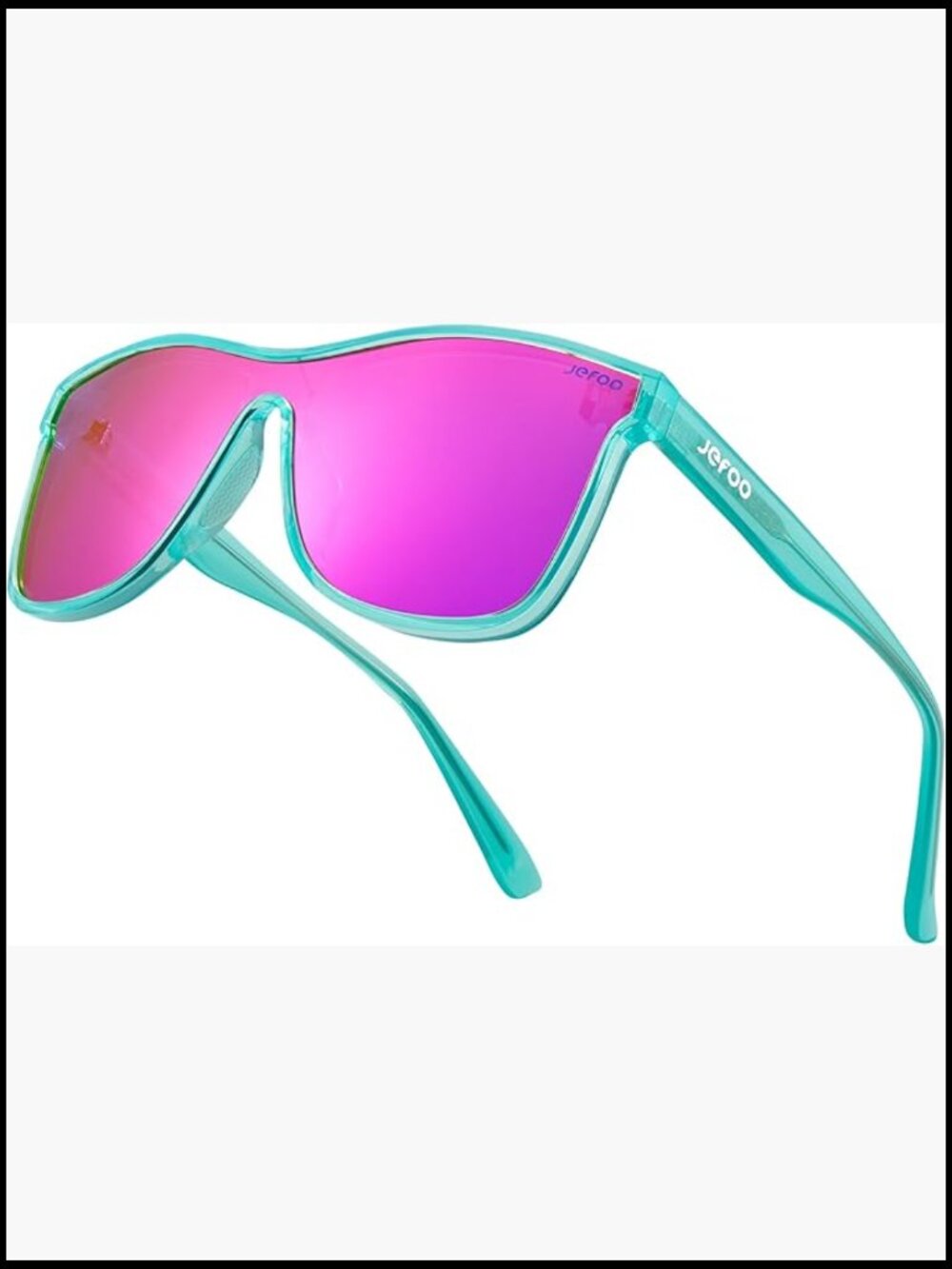 Polarized Mirrored Sunglasses UV Protection TR90 Frame Adjustable